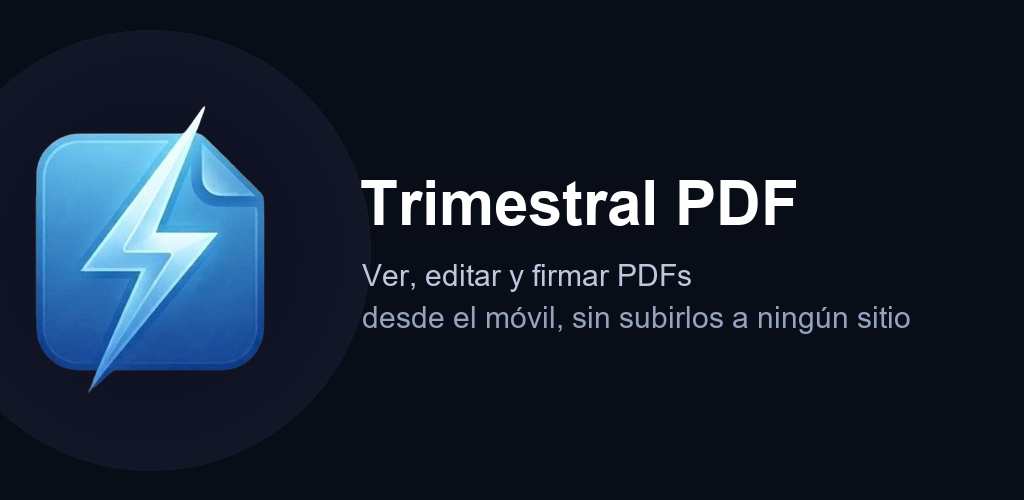 Trimestral PDF, editor de PDF sin anuncios para Android